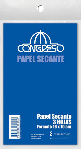 Congreso 8810 Papel Secante X3