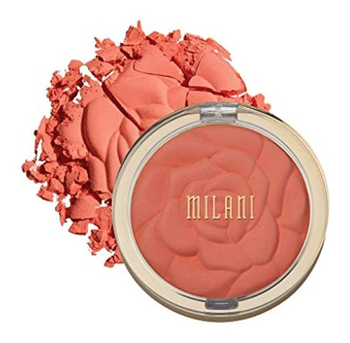 Milani Rose Powder Blush  Coral Cove (0.6 Onzas) Rubor Sin