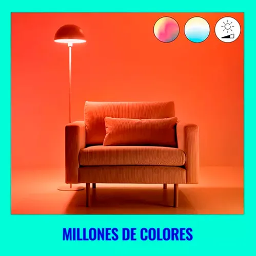 Kit X3 Lámpara Smart Led Wiz Globo Wifi Rgb 11w G95 E27