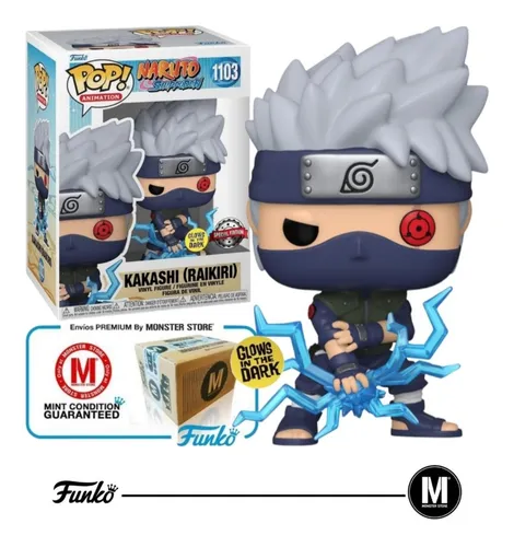 Funko Pop Naruto Kakashi Lightning Blade 822 Glow Exclusive