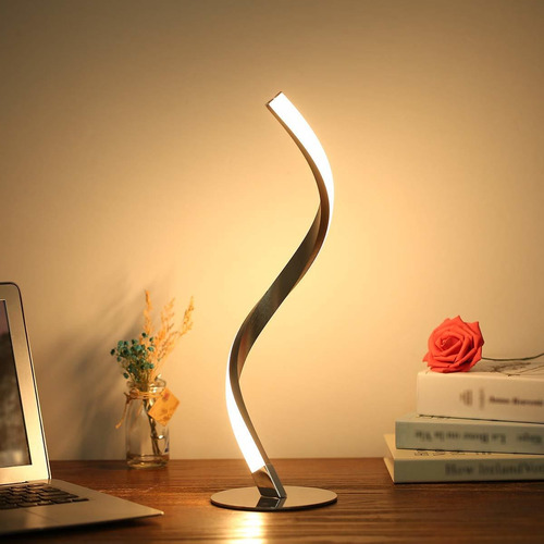 Tomshine Lampara Mesa Led Espiral Moderna Escritorio 6