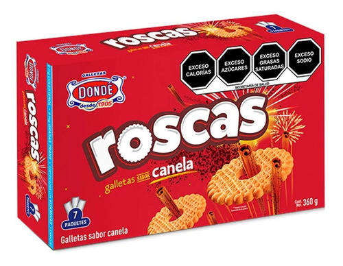 Galletas Roscas de Canela Dondé 360g