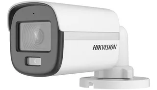 Cámara De Seguridad Hikvision Ds-2ce10kf0t Bullet 3k Colorvu Color Blanco