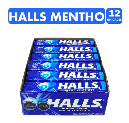 Caramelo Halls Mentho (caja Con 12 Unidades)