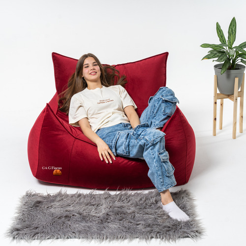 Puff Fiaca Sillon Dubai (ecocuero ) G Y G Fiacas A Eleccion
