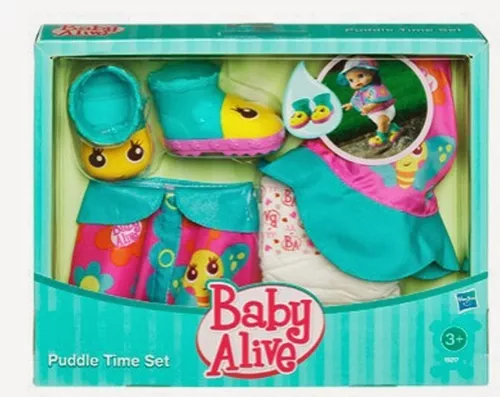 Kit Dia De Chuva Roupa P/boneca Baby Alive Hasbro