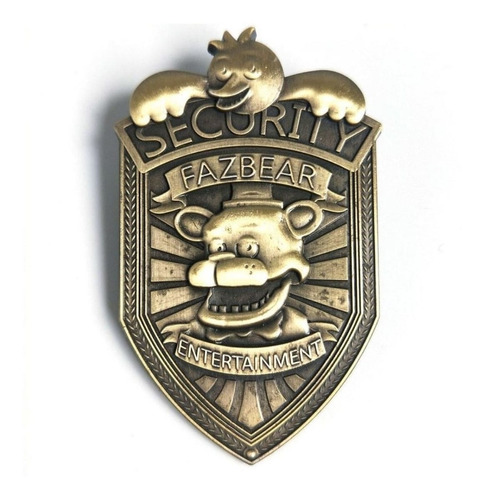 Pin Five Nights At Freddys Broche Chica Freddy Fazbear Badge