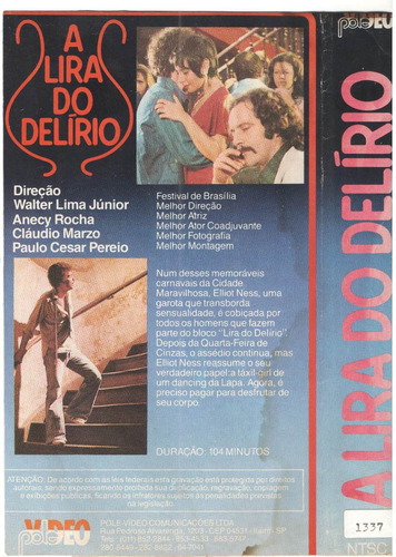 Vhs A Lira Do Delirio /nacional-1978 /original /usado