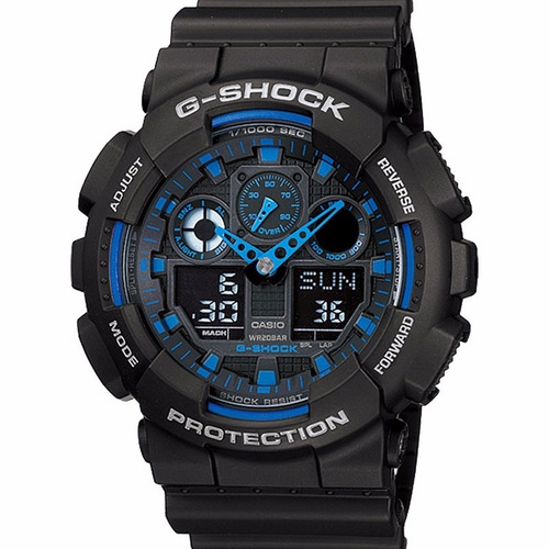 Relógio Casio Masculino G-shock Ga-100-1a2dr Nota Fiscal