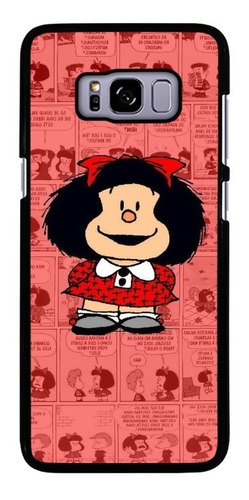 Funda Cel Protector Para Samsung Galaxy Mafalda Rojo Moda 