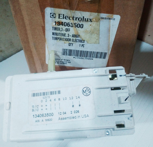 Timer Para Lavadora Electrolux 134063500