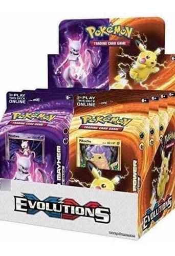 Pokemon! Trading Card-theme Deck- Evolutions Caja Sellada (8