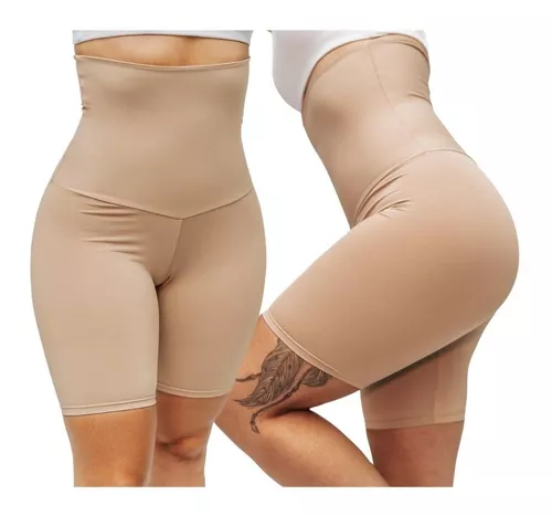 Cinta Pós Parto Pós Cirurgia Alta Abdominal Modeladora Short