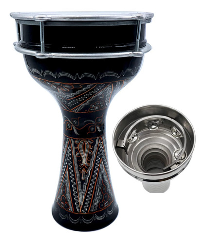 Zaza Percussion Darbuka De Aluminio De 16 '' De Longitud, Ca