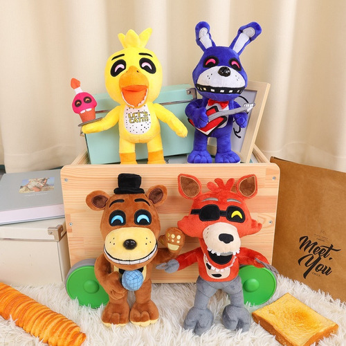 Fnaf Cinco Noites Harém Brinquedo Urso Freddy Plush