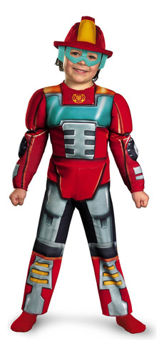 Transformers Heatwave Rescue Bots - Disfraz Muscular Para N.
