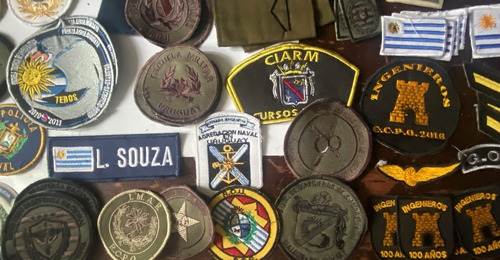 Parches Militares, Distintivos Escuadras, Lote 205 Piezas