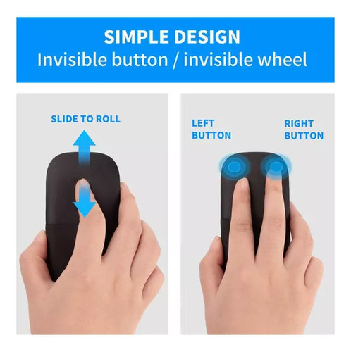Ratón Inalámbrico Bluetooth Táctil Plegable Arc Mouse