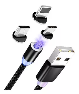 Cable Magnetico Cargador Micro Usb Tipo C iPhone Compatible