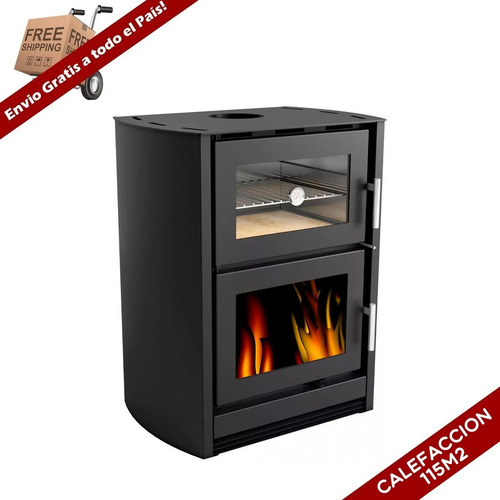 Calefactor Ecológico Horno Leña Doble Combustion Metavila