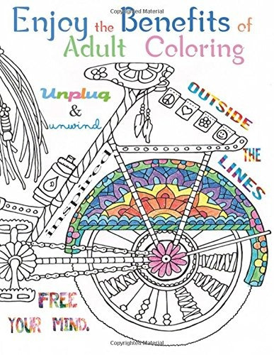 Enjoy The Benefits Of Adult Coloring This A4 50 Page Adult C