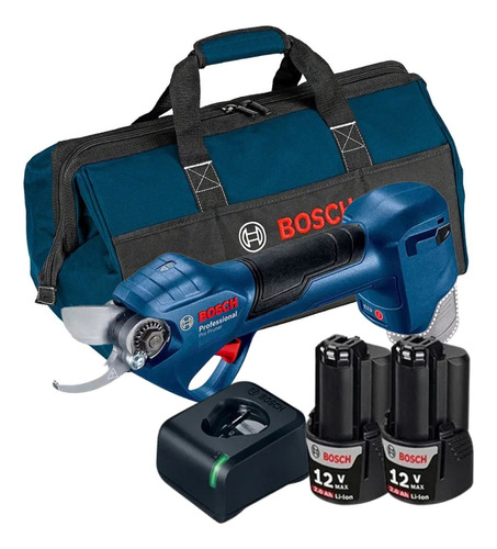 Tesoura De Poda Eletrica 2bat 12v Pro Pruner Bosch C/ Bolsa