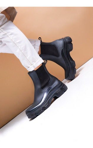 Botas De Lluvia Mujer Urbanas Livianas Cómodas Caña Baja