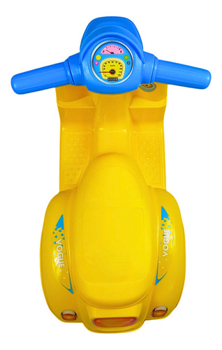 Montable Correpasillos Para Niños Juguete De Equilibrio moto Color Amarillo