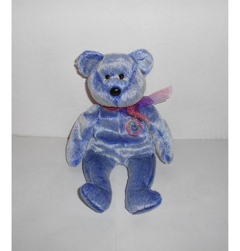 Peluche Oso Ty Beanie Babies Periwinkle 22 Cms