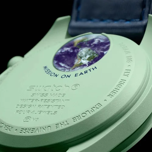Omega X Swatch Bioceramic Moonswatch Mission To Earth