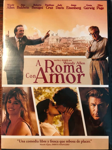Dvd A Roma Con Amor / To Rome With Love / De Woody Allen