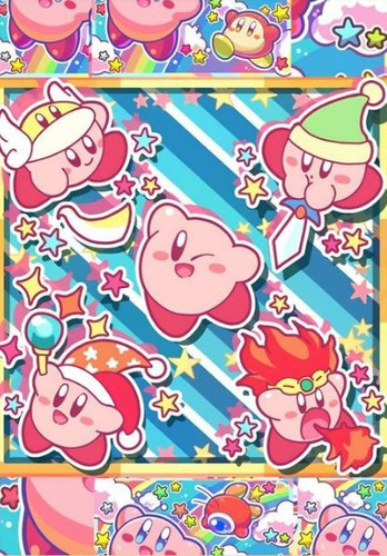 Bordado Pintura Diamante - Nintendo Kirby 6 30x40