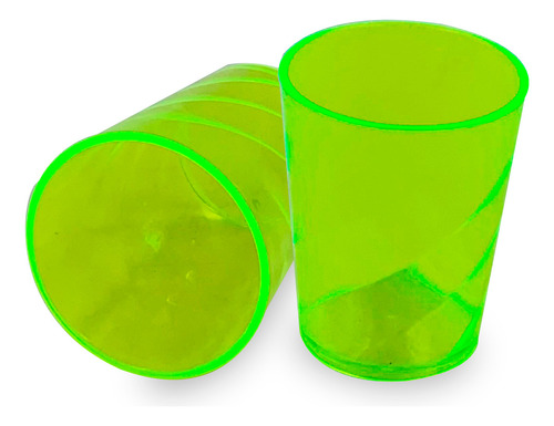 Kit 50 Copos Twister Shot Acrílico 70ml Dose Tequila Pinga Cor Transparente