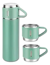 Comprar Set de termos de acero inoxidable para aspiradora, 3 tazas, color verde