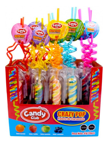 Paleta De Caramelo Crazy Pop 20un