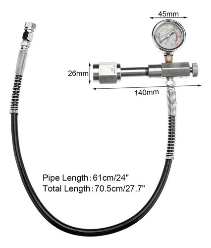 Paintball Fill Station Adaptador De Carga Pcp Hpa Manguera