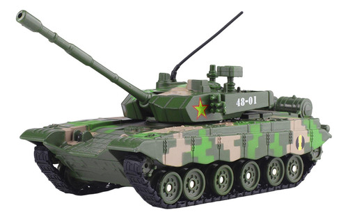 Lzl Modelo De Tanque De Metal A Escala 1/55, Juguete De