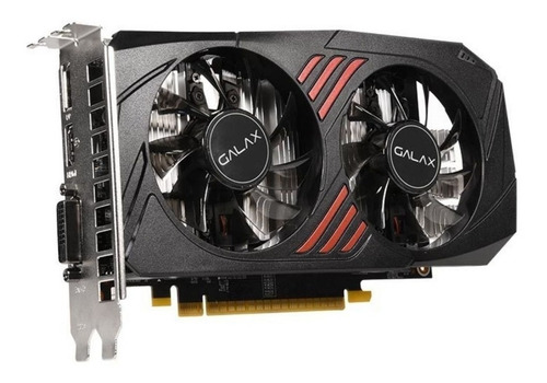 Imagem 2 de 9 de Placa de vídeo Nvidia Galax GeForce 10 Series GTX 1050 Ti 50IQH8DSQ31C OC Edition 4GB
