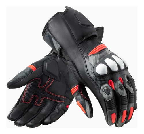 Luva Revit League 2 Black-neon Red