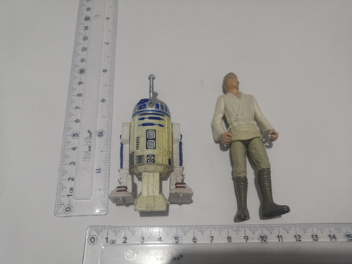 R2d2  Launching Lightsaber & Luke Skywalker Loose Star Wars