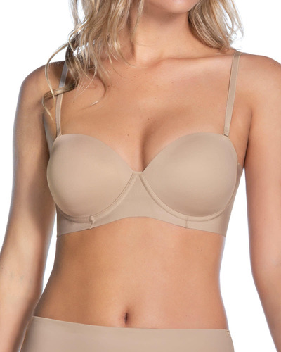 Brasier Strapless Antideslizante: Push Up