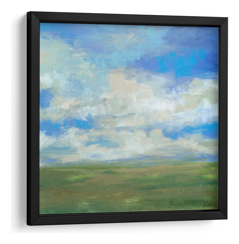Cuadro Enmarcado Negro Día Brillante I 50x50