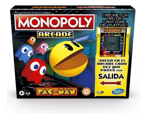 Juego De Mesa Monopoly Arcade Pac-man Hasbro E7030