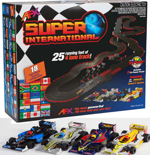 Pista De Autorama Afx International Afx21018 Com Carros