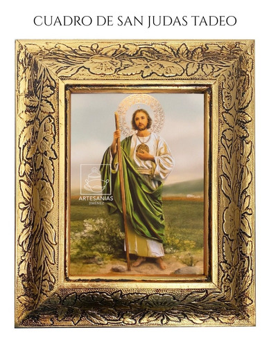 Cuadro San Judas Tadeo 31x26 Cm