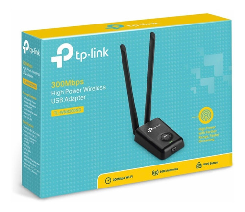 Adaptador Usb Tp-link Tl-wn8200nd Wifi 300mbps