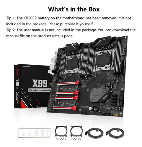 Machinista X99 Dual Cpu Plotardboard, Intel Gen) Lga 2011-v3