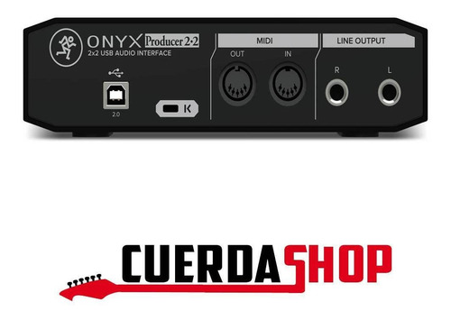 Interface De Audio Mackie Onyx Producer 2x2 Usb Con Midi