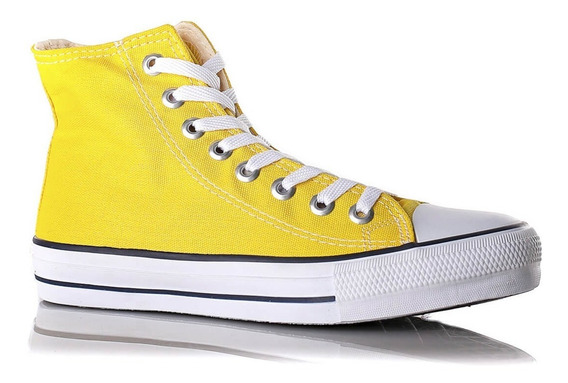 all star amarelo cano alto mercado livre