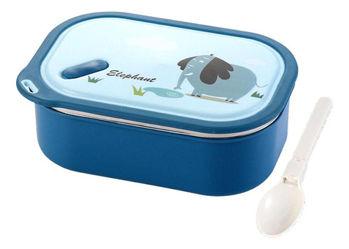 Caja Bento Aislada Con Divisiones Fiambrera De Material